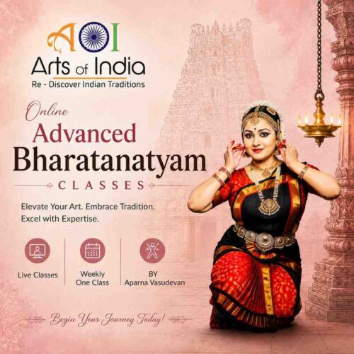 Advanced-Bharatanatyam classes poster by Aparna Vasudevan