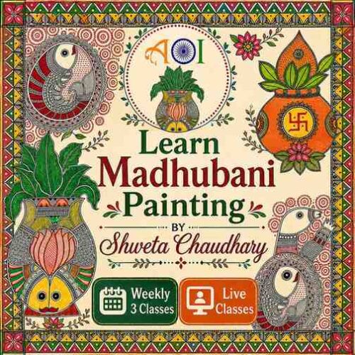 Madhubani-painting-course-banner-by-Shweta-Chaudhary