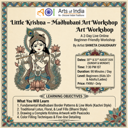 Online Madhubani Art Workshop 30-31 August 2026 by Shweta Chaudhary